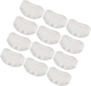 12pcs Toe Separators Foot Pads Forefoot Insoles for Heel Pain Heel Supports Toe Guards Foot Pads