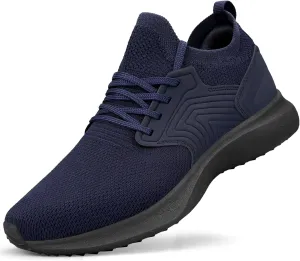 Abboos Womens Walking Running Shoes-Slip on Lightweight Memory Foam Sneakers for Athletic Gym Tennis Shoes