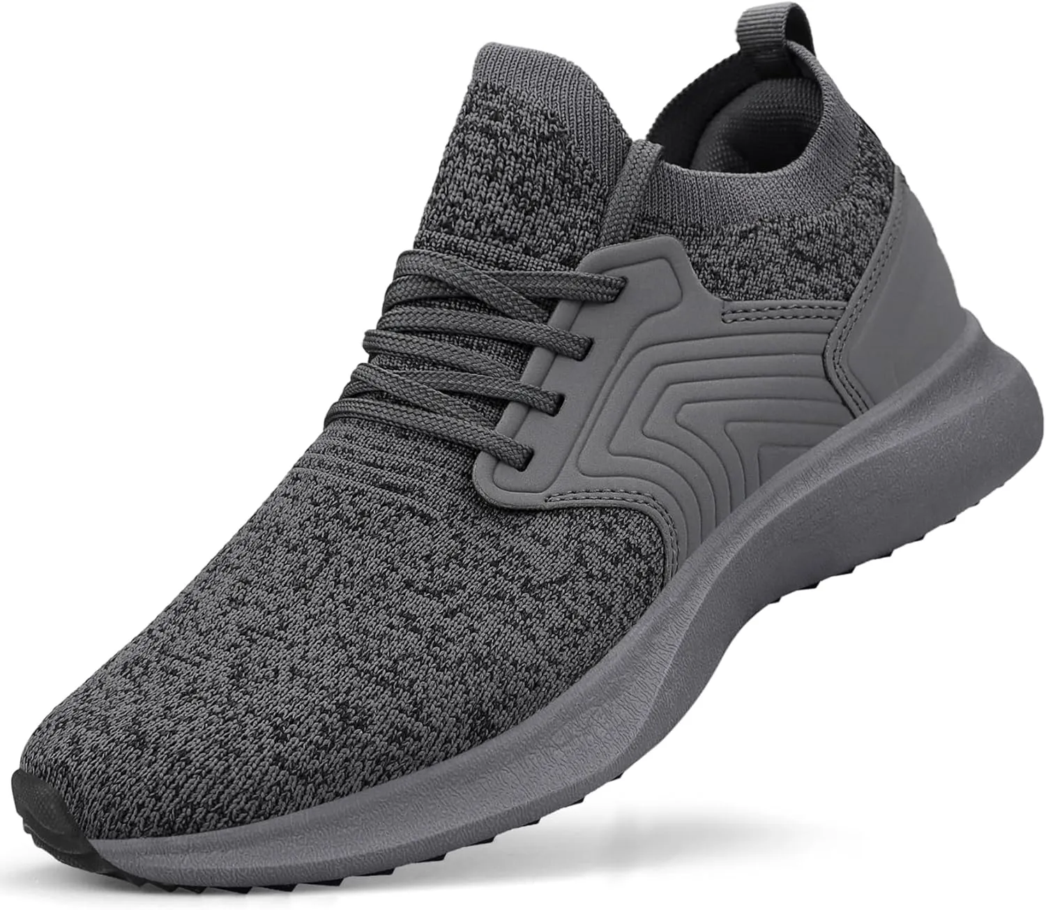 Abboos Womens Walking Running Shoes-Slip on Lightweight Memory Foam Sneakers for Athletic Gym Tennis Shoes