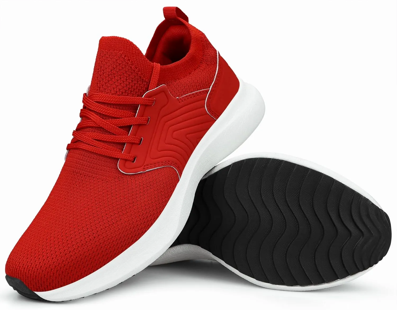 Abboos Womens Walking Running Shoes-Slip on Lightweight Memory Foam Sneakers for Athletic Gym Tennis Shoes