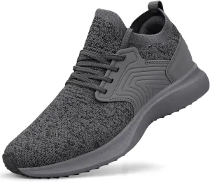 Abboos Womens Walking Running Shoes-Slip on Lightweight Memory Foam Sneakers for Athletic Gym Tennis Shoes