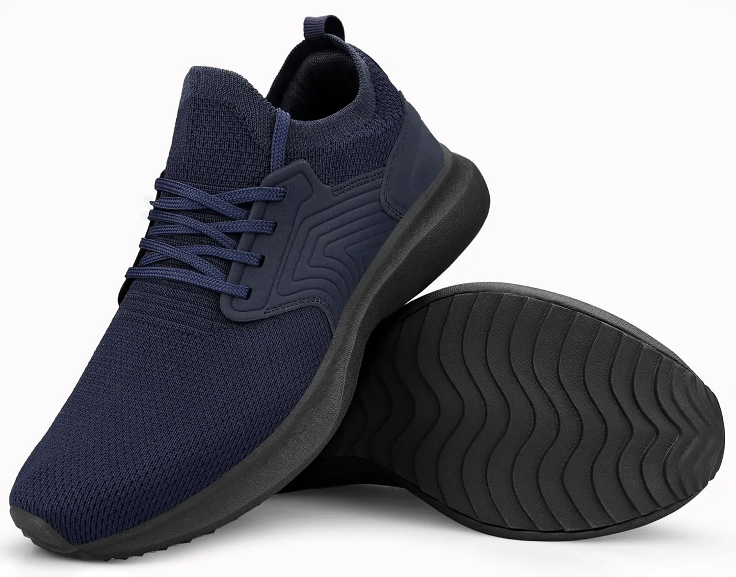 Abboos Womens Walking Running Shoes-Slip on Lightweight Memory Foam Sneakers for Athletic Gym Tennis Shoes