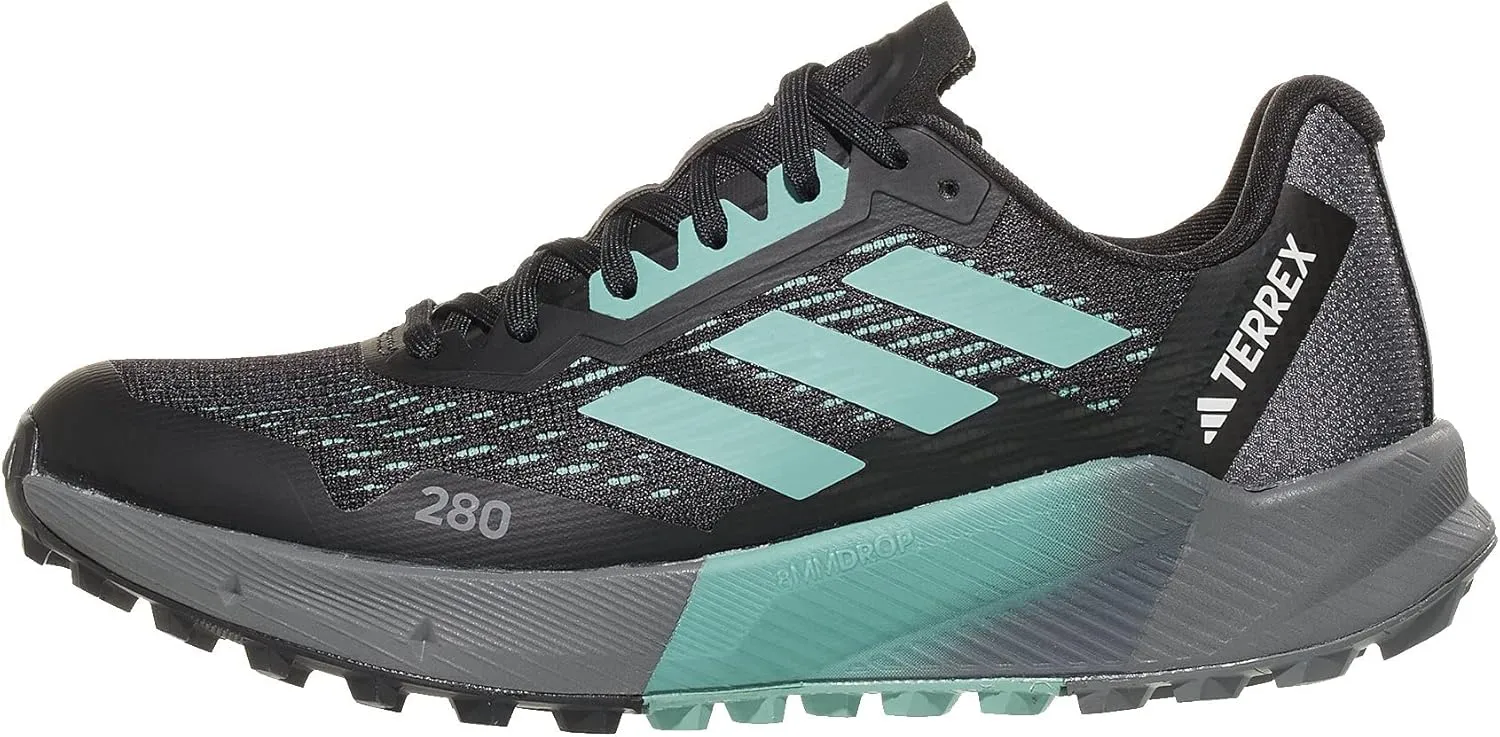 adidas Womens Terrex Agravic Flow 2 Trail Trail Running Sneakers Shoes - Black - Size 9.5 M