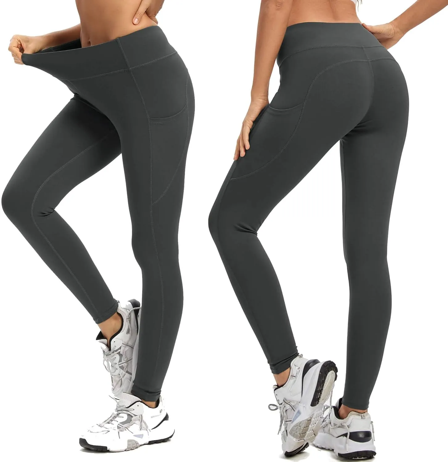 adorence Leggings for Women with Pockets (Soft, High Waist & Opaque)- Yoga Pants, Workout Leggings for Women