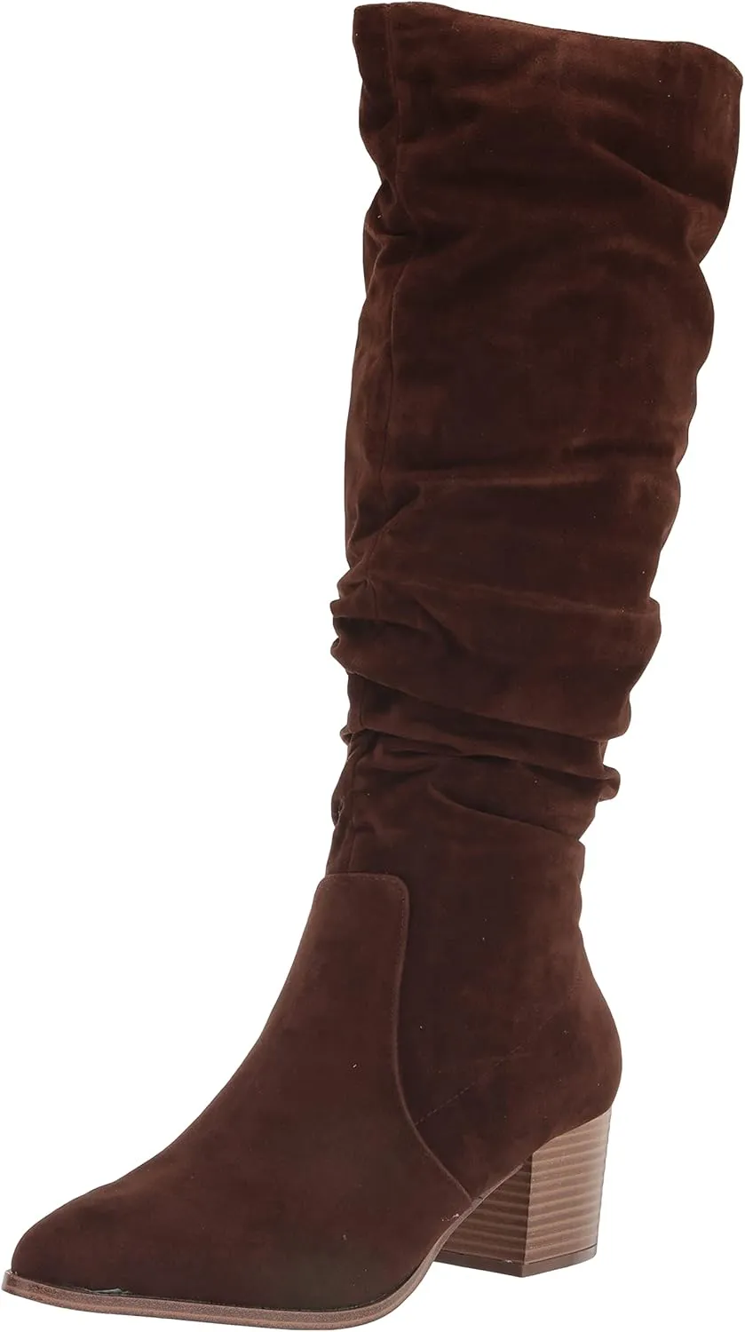 Amazon Essentials Women's Tall Block Heel Boots
