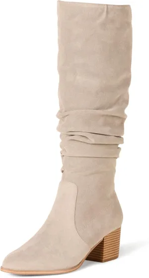 Amazon Essentials Women's Tall Block Heel Boots