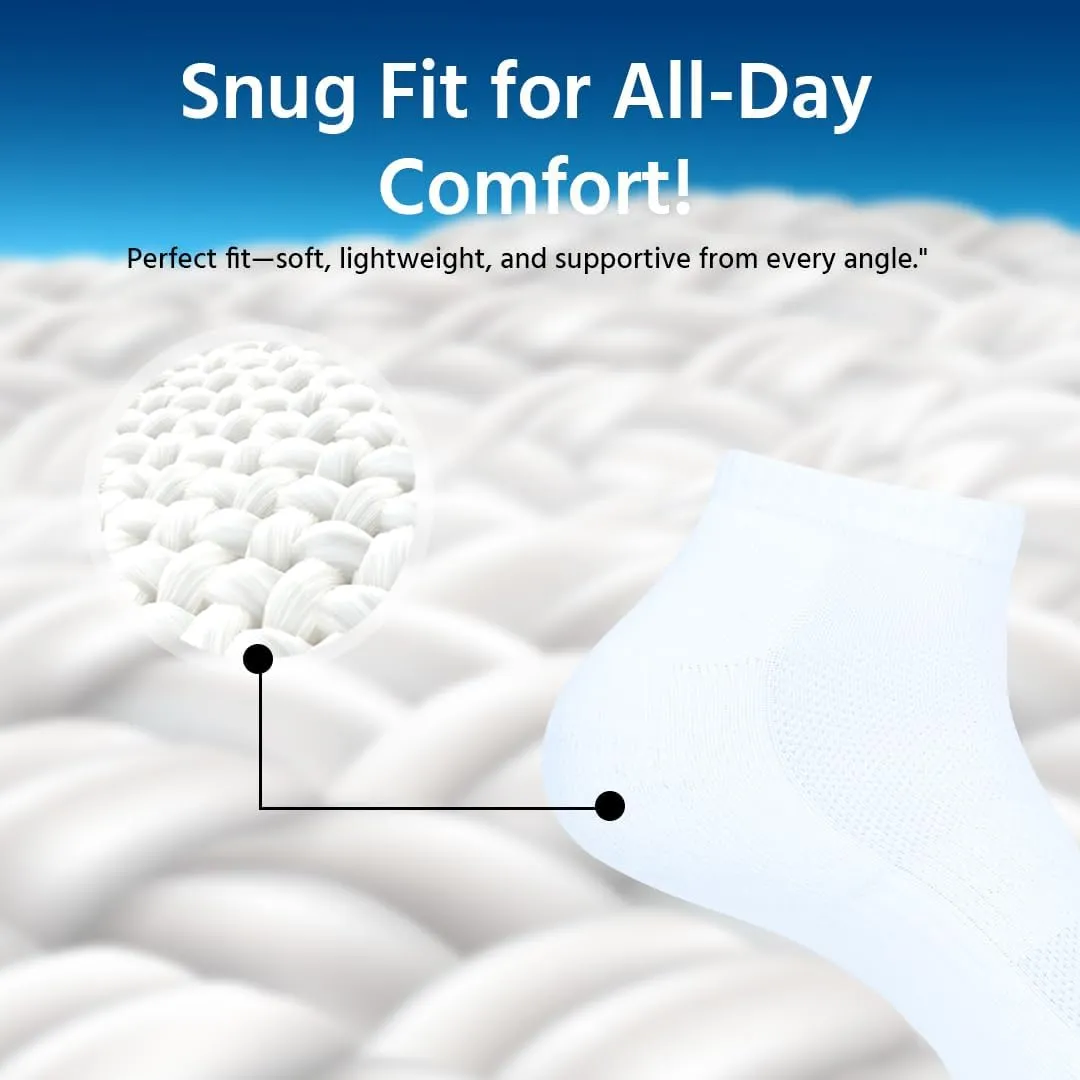 Ankle Socks Women |6 Pack| Running Athletic Cotton Loafers Shoes Casual Wear|Sports Gym Active Everyday Sock