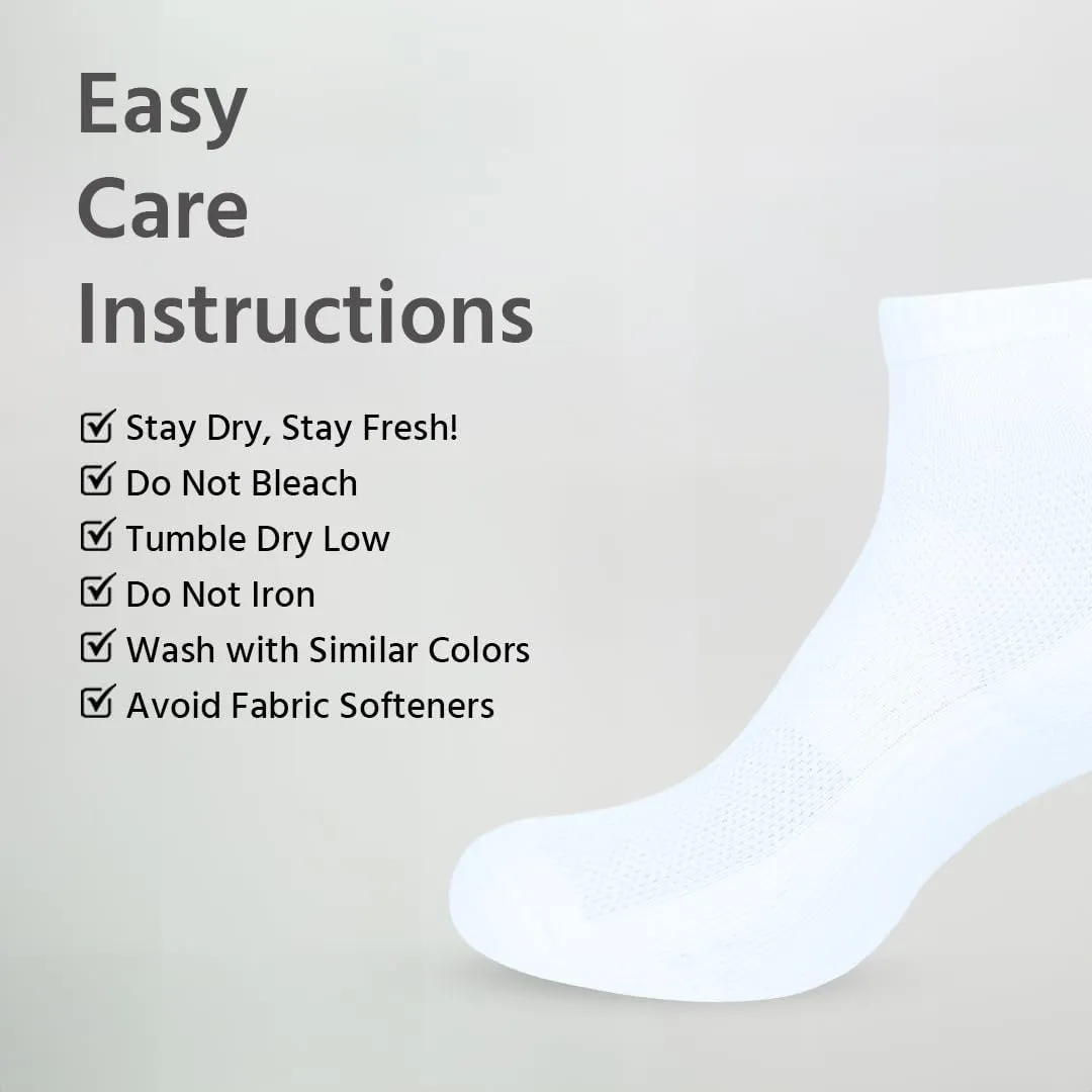 Ankle Socks Women |6 Pack| Running Athletic Cotton Loafers Shoes Casual Wear|Sports Gym Active Everyday Sock