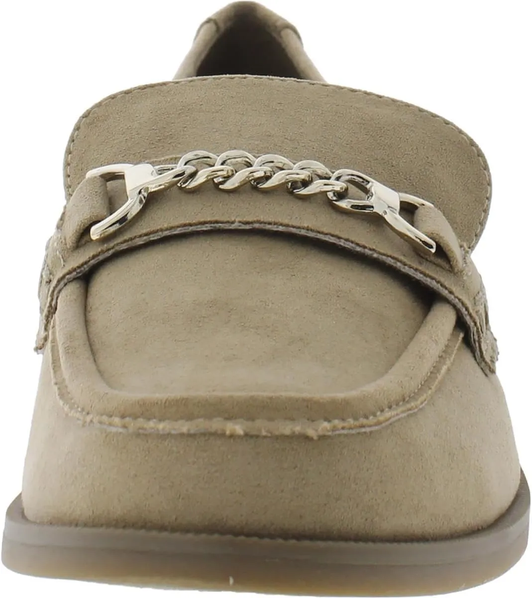 Anne Klein Womens Pastry Faux Suede Slip On Loafers