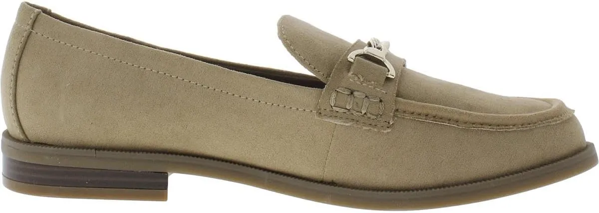 Anne Klein Womens Pastry Faux Suede Slip On Loafers