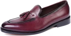 Anthony Veer Kennedy Tassel Loafer for Men | Goodyear Welt Construction | Ortholite Footbed & Recraftable Leather Sole