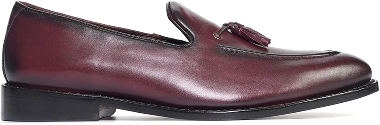 Anthony Veer Kennedy Tassel Loafer for Men | Goodyear Welt Construction | Ortholite Footbed & Recraftable Leather Sole