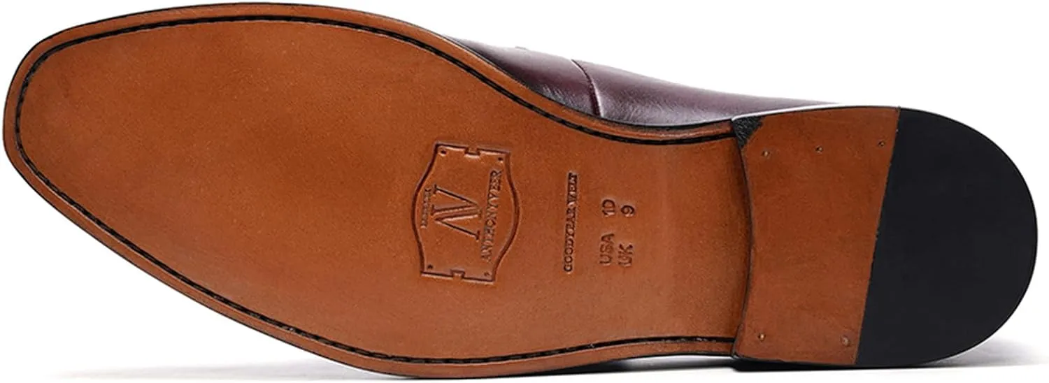 Anthony Veer Kennedy Tassel Loafer for Men | Goodyear Welt Construction | Ortholite Footbed & Recraftable Leather Sole