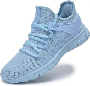 AOE Womens Fashion Walking Running Shoes Ultra Lightweight Breathable Mesh Tennis Shoes Non Slip Athletic Workout Gym Sneakers