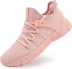 AOE Womens Fashion Walking Running Shoes Ultra Lightweight Breathable Mesh Tennis Shoes Non Slip Athletic Workout Gym Sneakers