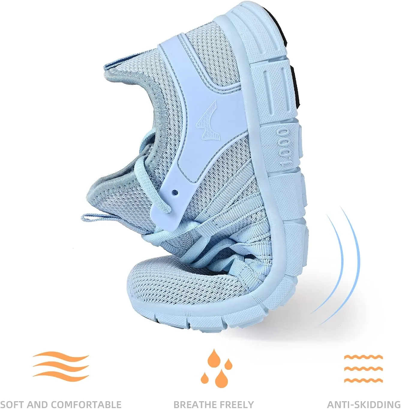 AOE Womens Fashion Walking Running Shoes Ultra Lightweight Breathable Mesh Tennis Shoes Non Slip Athletic Workout Gym Sneakers