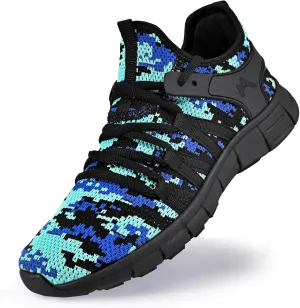 AOE Womens Fashion Walking Running Shoes Ultra Lightweight Breathable Mesh Tennis Shoes Non Slip Athletic Workout Gym Sneakers