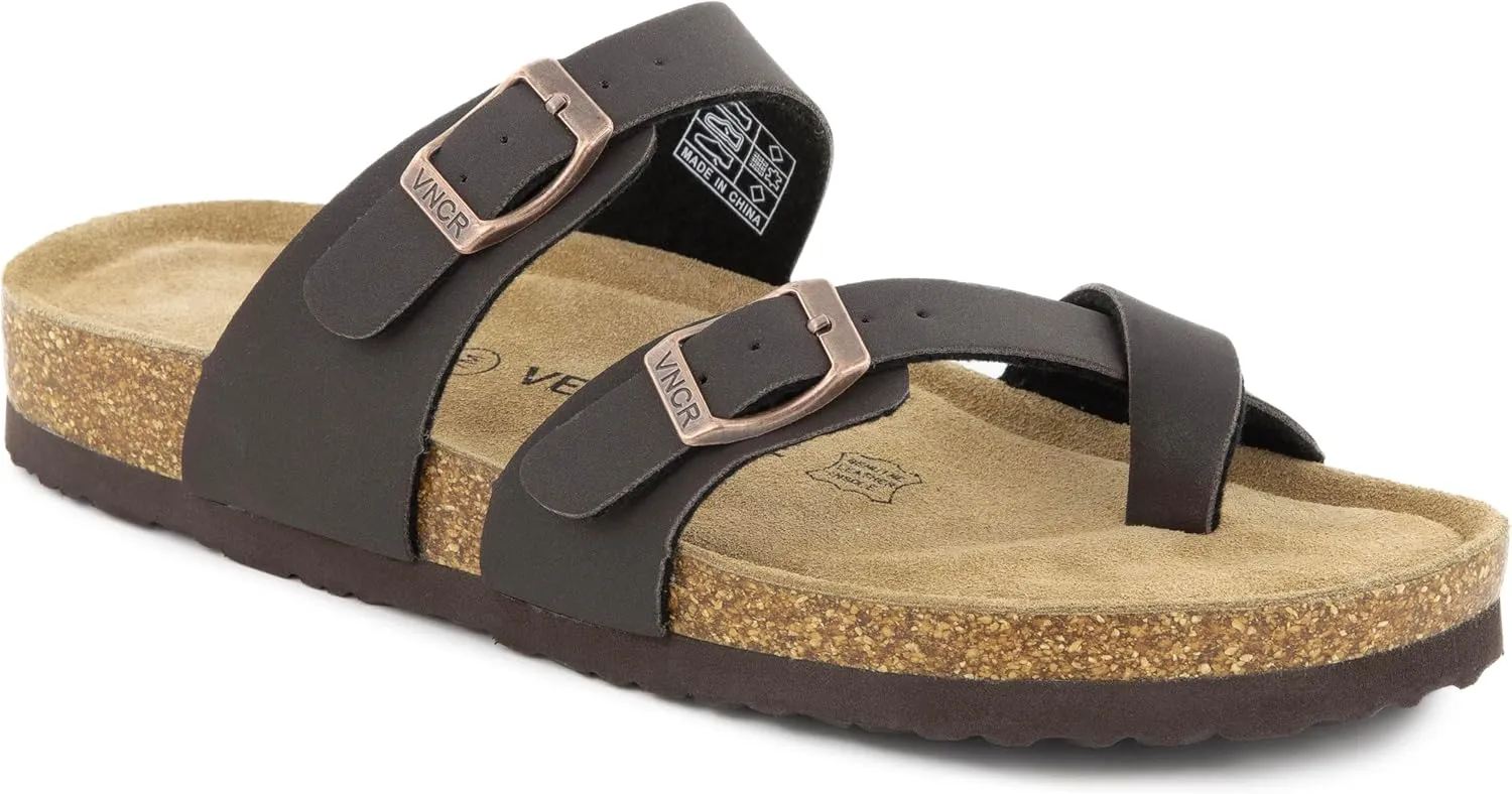 Arena Cork Sandals for Women – Cork Sandals Women’s Summer Shoes – Comfortable Slide Sandals
