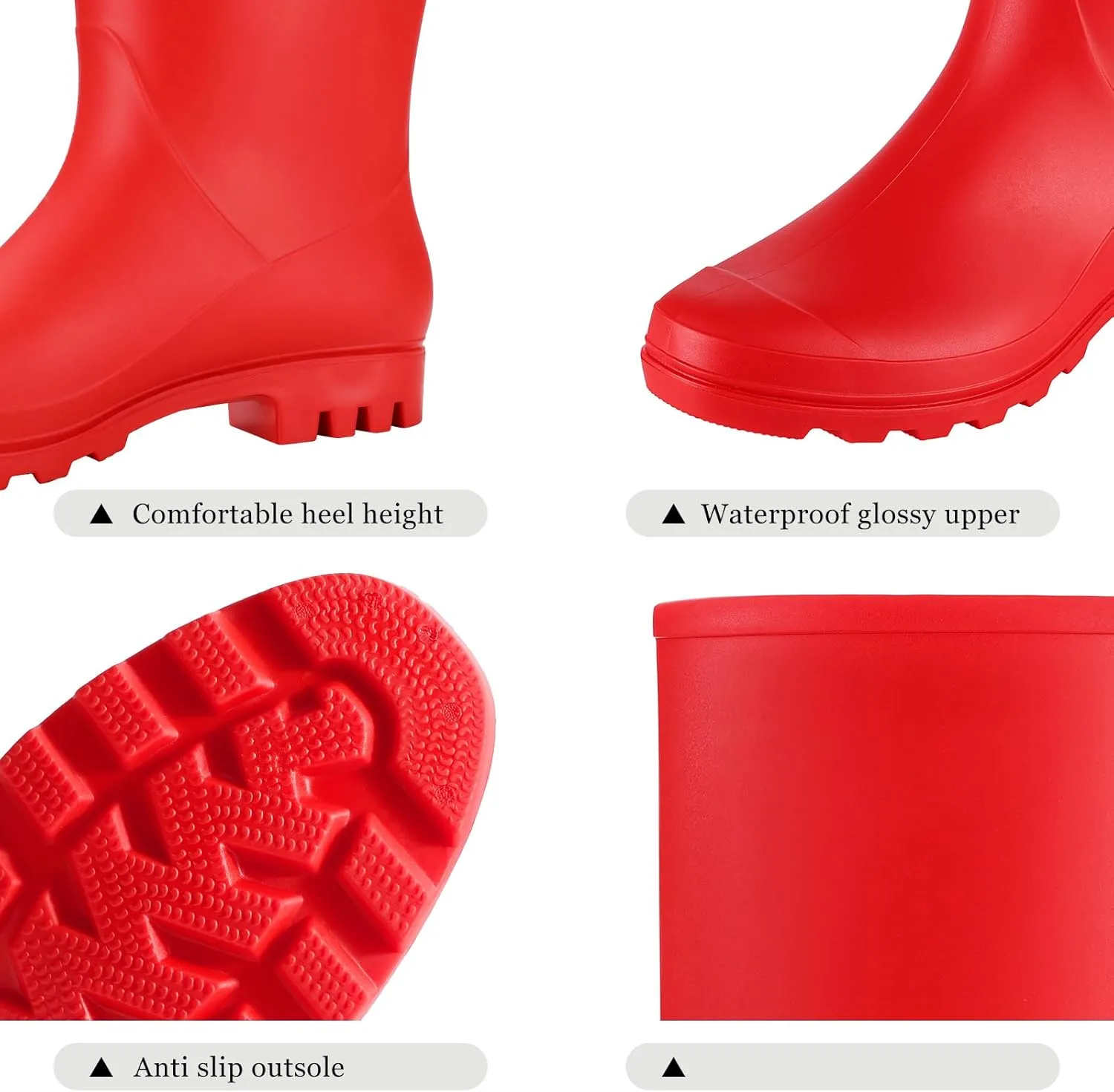 Asgard Women’s Tall Rain Boots Waterproof Knee High Rainboots Rubber Garden Boots