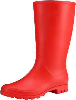 Asgard Women’s Tall Rain Boots Waterproof Knee High Rainboots Rubber Garden Boots