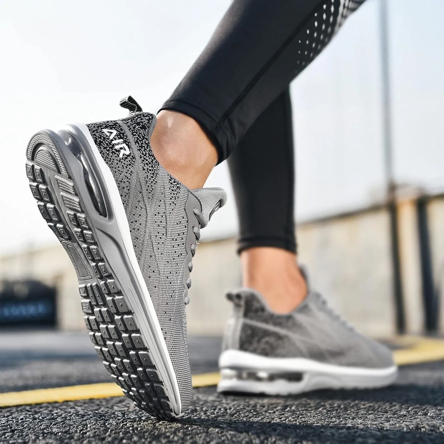 Autper Mens Air Athletic Running Tennis Shoes Lightweight Sport Gym Jogging Walking Sneakers US 6.5-US12.5