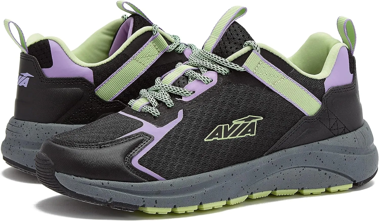 Avia Canyon Womens Trail Shoes and Walking Sneakers with Arch Support and Breathable Mesh