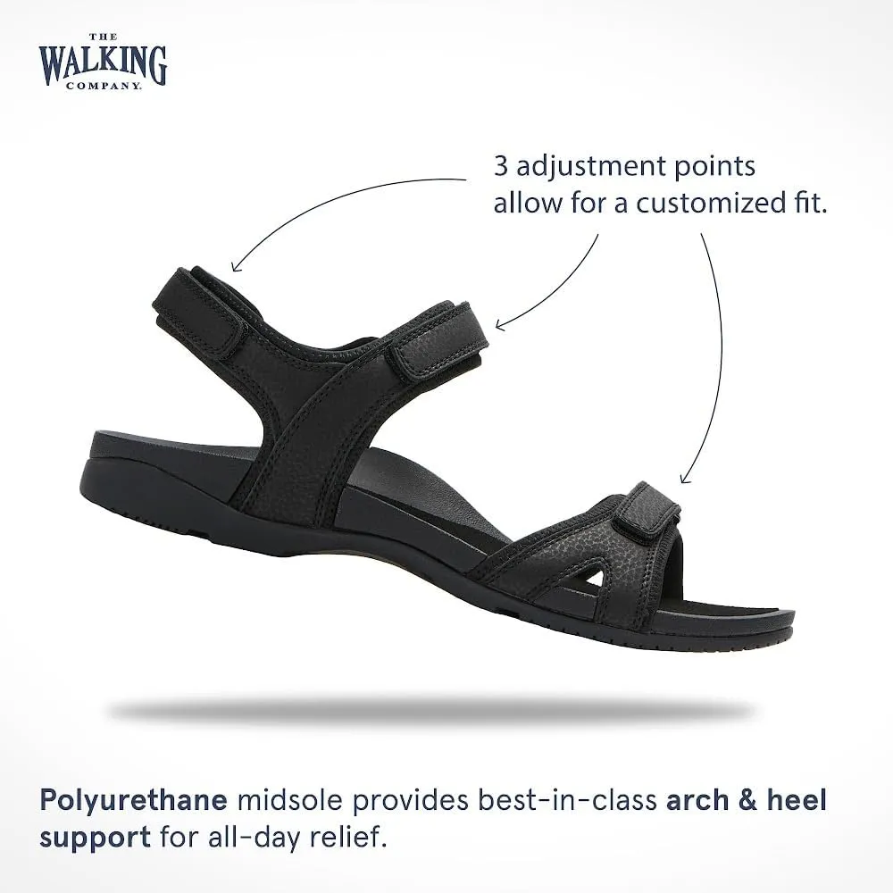 Balboa Sport Sandal | Walking Sandals Women | Water Resistant Leather Sandals | Three Points of Adjustability