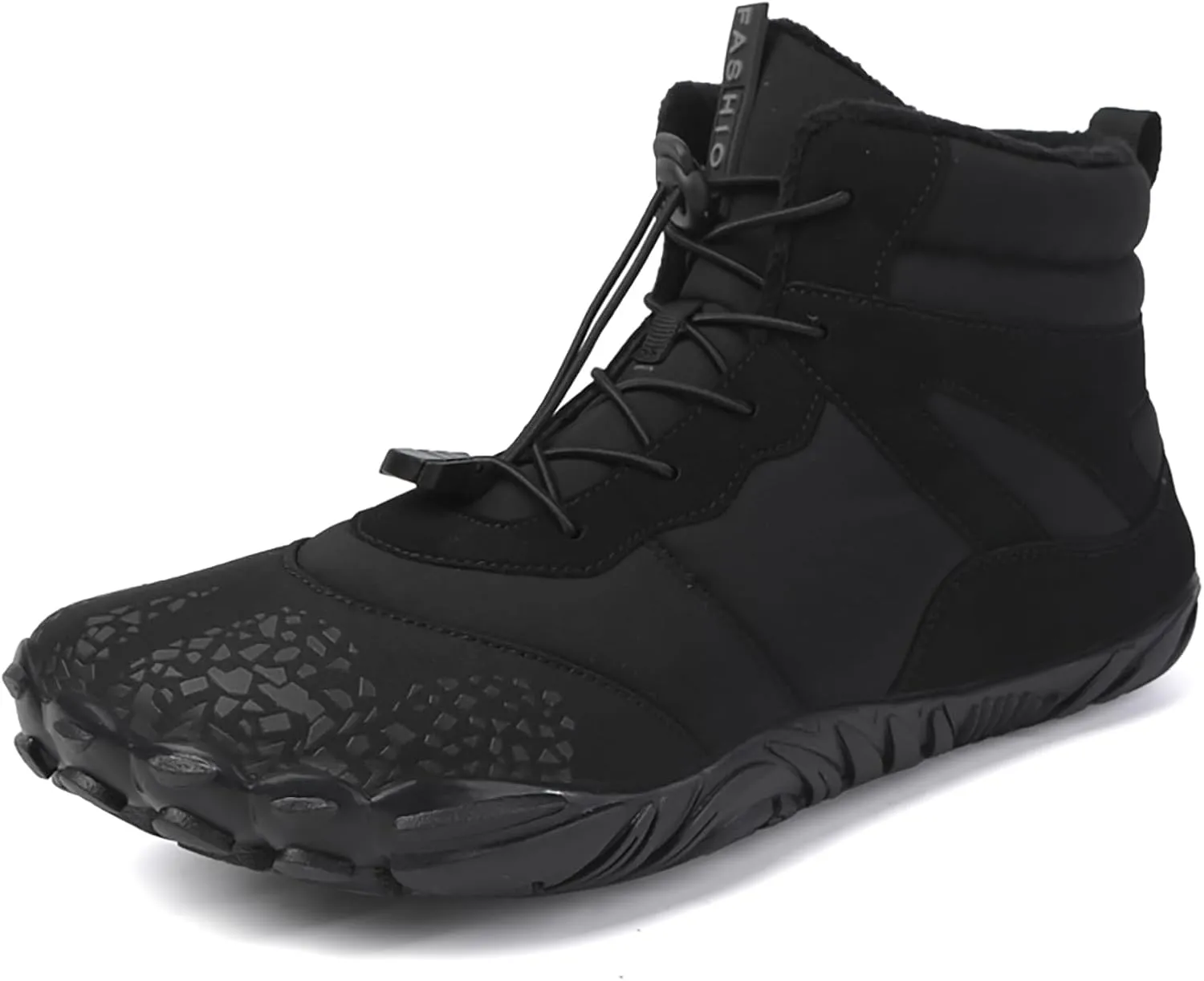 Barefoot Shoes Men Women Wide Toe Box Winter Minimalist Trail Runner Padded Warm Casual Hiking Cotton Boots Sneakers