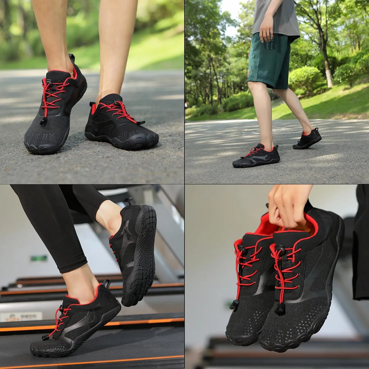 Barefoot Shoes Mens Womens Minimalist Cross Training Shoes with Wide Toe Box Athletic Zero Drop Trail Walking Hiking Running Sneakers