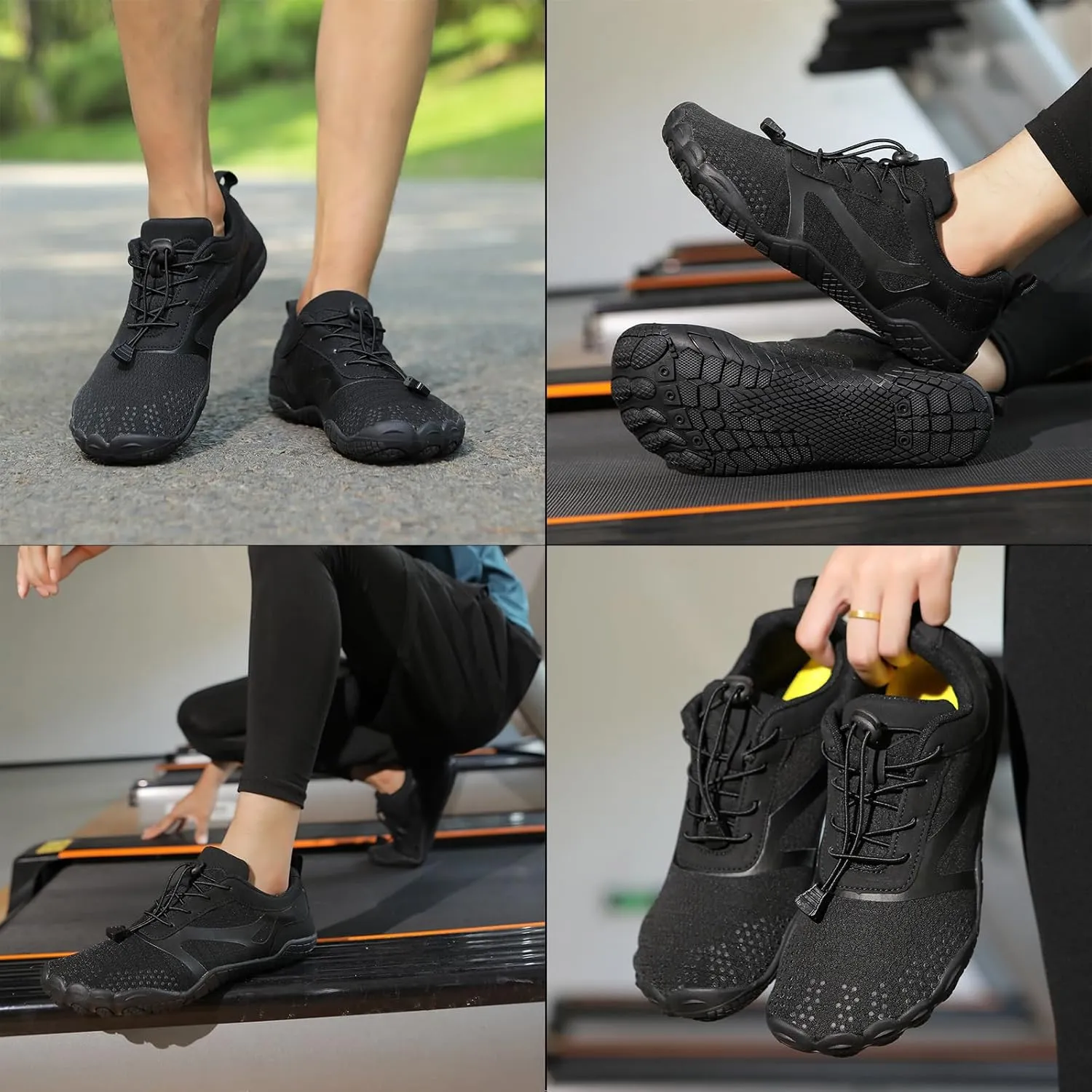 Barefoot Shoes Mens Womens Minimalist Cross Training Shoes with Wide Toe Box Athletic Zero Drop Trail Walking Hiking Running Sneakers