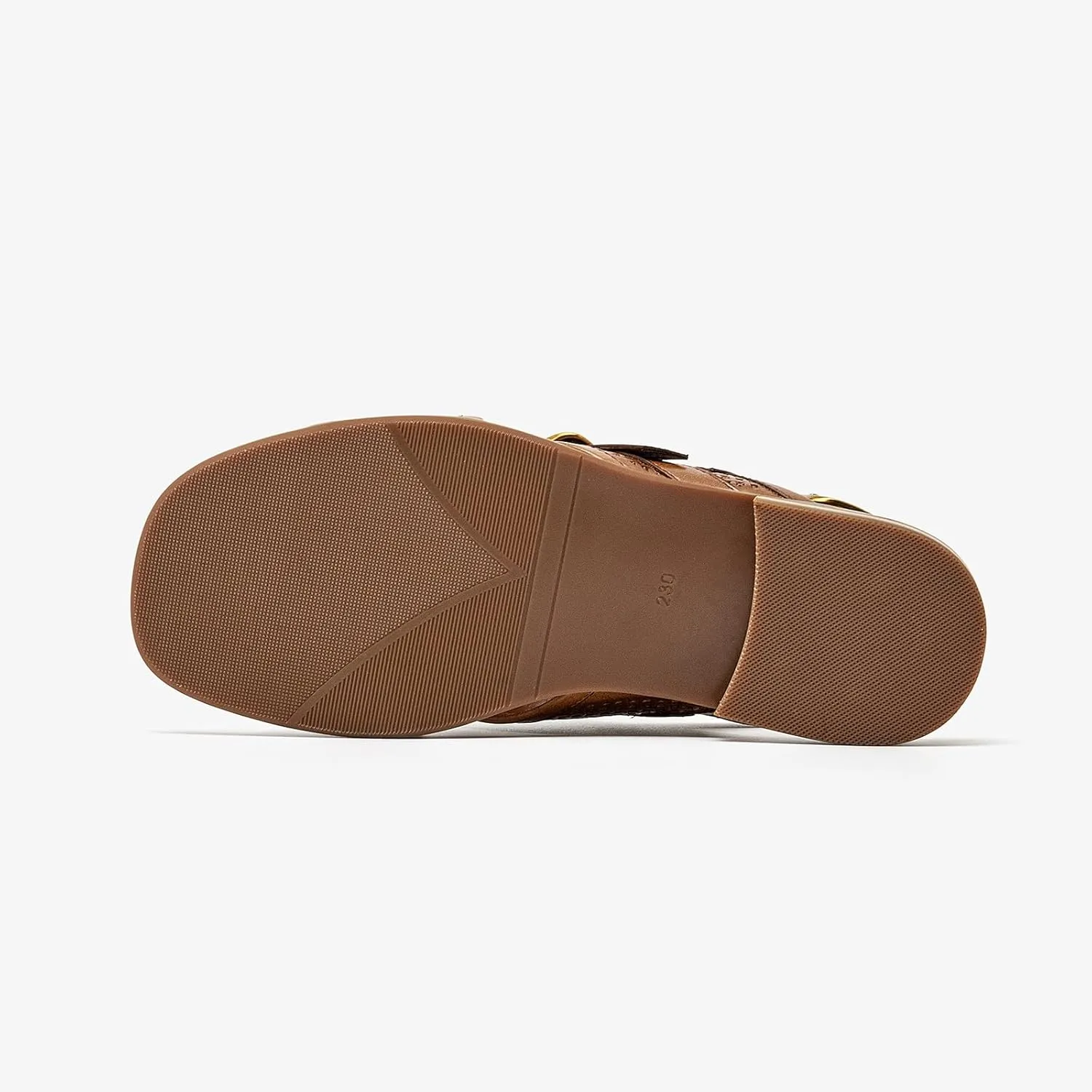 BEAU TODAY Flat Sandals for Women,Wide Cross Band Sandals for Women,Leather Comfortable Sandals,Summer Open-Toe Sandals for Beach Walking Casual