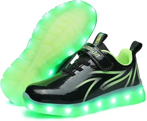 BFOEL Light Up Shoe with Rechargeable USB Charging for Boys Girls Toddles