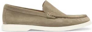 BOSS Mens Sienne Loaf Suede Loafers with Contrast Outsole Size
