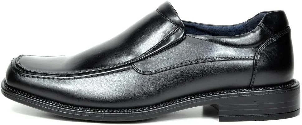 Bruno Marc Men's Goldman-02 Slip on Leather Lined Square Toe Dress Loafers Shoes for Casual Weekend Formal Work