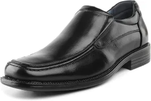 Bruno Marc Men's Goldman-02 Slip on Leather Lined Square Toe Dress Loafers Shoes for Casual Weekend Formal Work