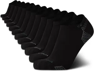 Calvin Klein Men's No Show Socks - 12 Pack Soft Cushioned Breathable Athletic Low Cut Ankle Socks for Men (Sizes: 7-12)