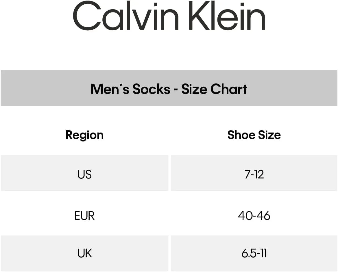 Calvin Klein Men's No Show Socks - 6 Pack Lightweight Cushioned Low Cut Socks for Sneakers, Loafers, Boat Shoes (Size: 7-12)