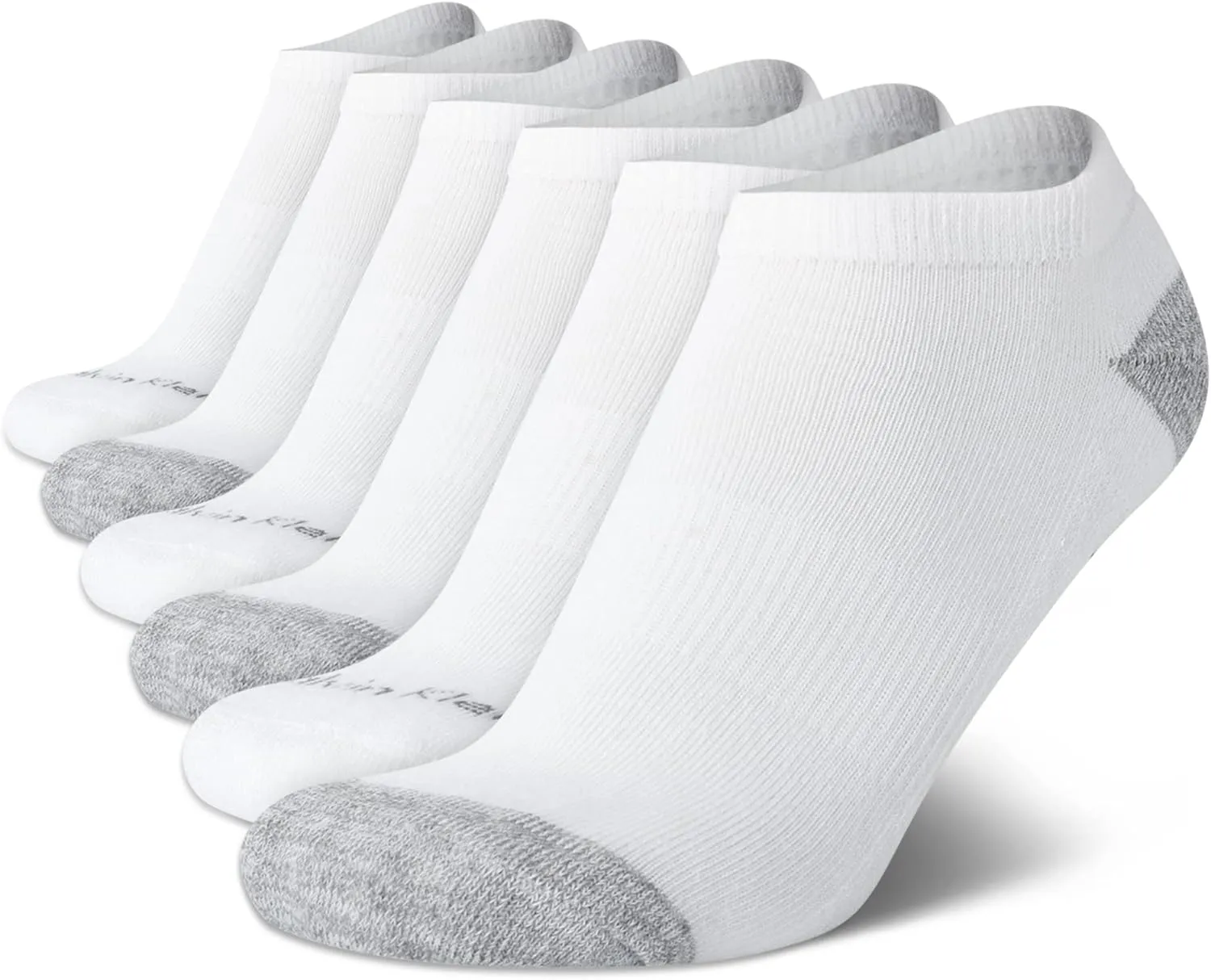 Calvin Klein Women's Low Cut Socks 6 Pack Performance Cushion Comfort No Show Socks - Breathable Athletic Socks for Women4-10