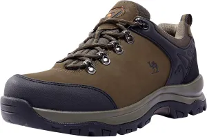 CAMEL CROWN Hiking Shoes Men Trekking Shoe Low Top Outdoor Walking Waterproof Leather Trail Sneakers