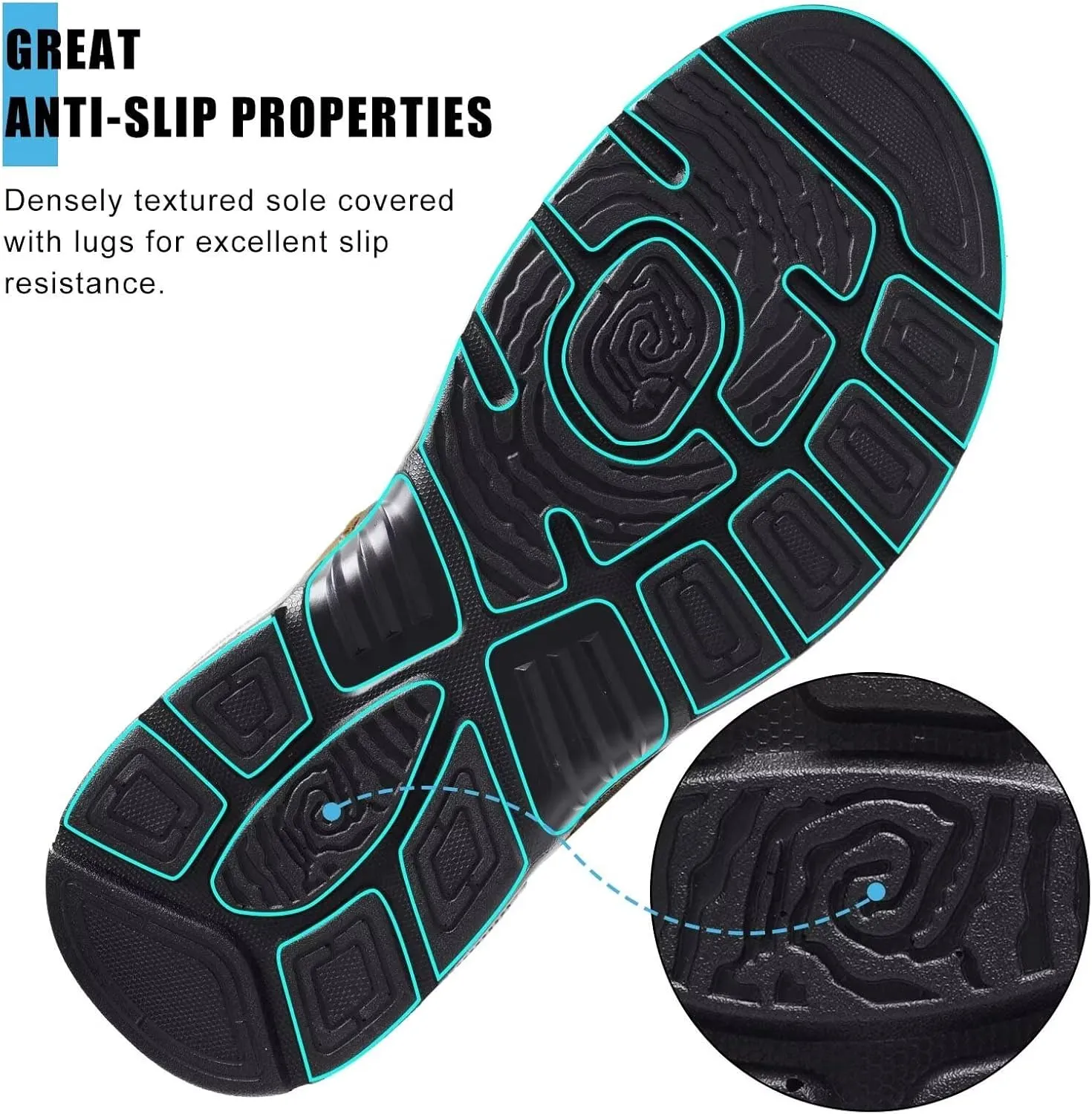 CAMEL CROWN Men's Leather Sandals Hiking Athletic Non-slip Sandals For Man Soft Cushion Open Toes Walking Beach Water Fisherman Sandal