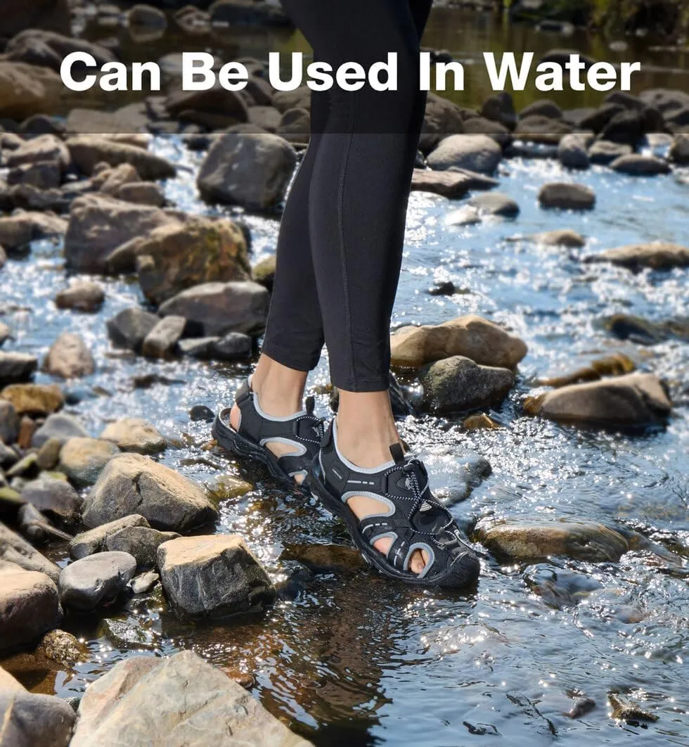 CAMEL CROWN Women's Comfortable Summer Sandals Breathable Beach Sandals Adjustable Outdoor Camping Walking Sandals Athletic Sport Sandals for Water Travel Hiking