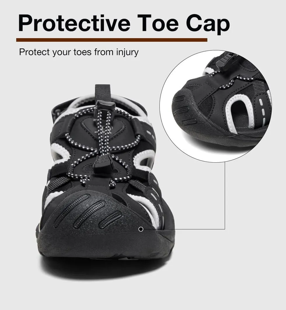 CAMEL CROWN Women's Comfortable Summer Sandals Breathable Beach Sandals Adjustable Outdoor Camping Walking Sandals Athletic Sport Sandals for Water Travel Hiking