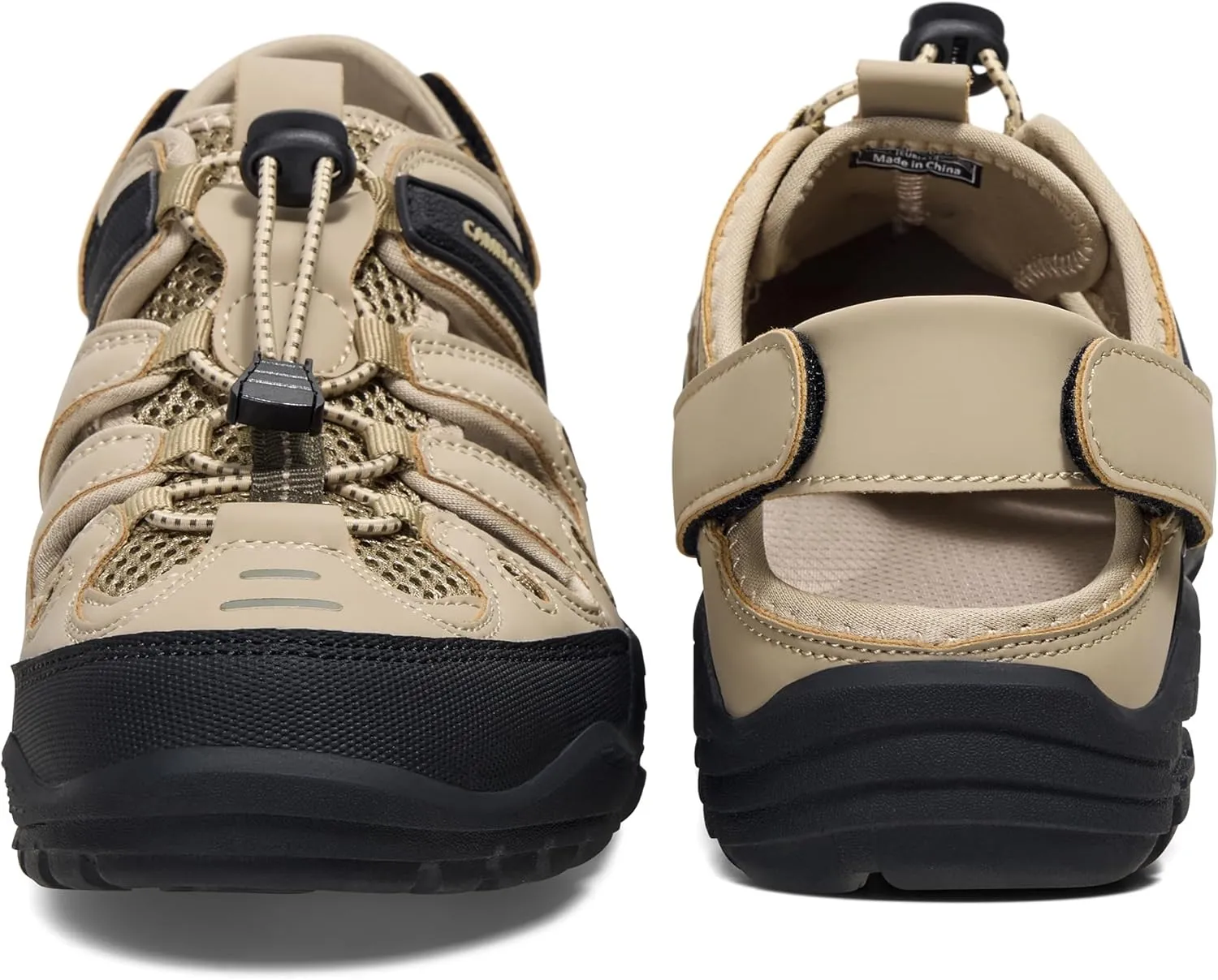 CAMELSPORTS Men's Hiking Sandals Outdoor Sport Closed Toe Walking Sandal Waterproof Non-Slip Summer Fisherman Beach Water Shoes