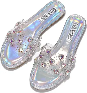 Cape Robbin Pierce The Ultimate Edgy Slides Flat Sandal Gold Studded Mule