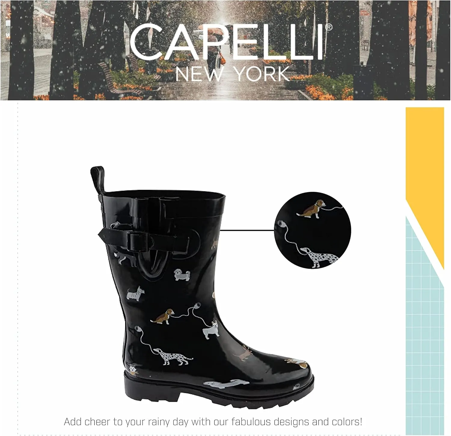Capelli New York Ladies Tall Rain Boots