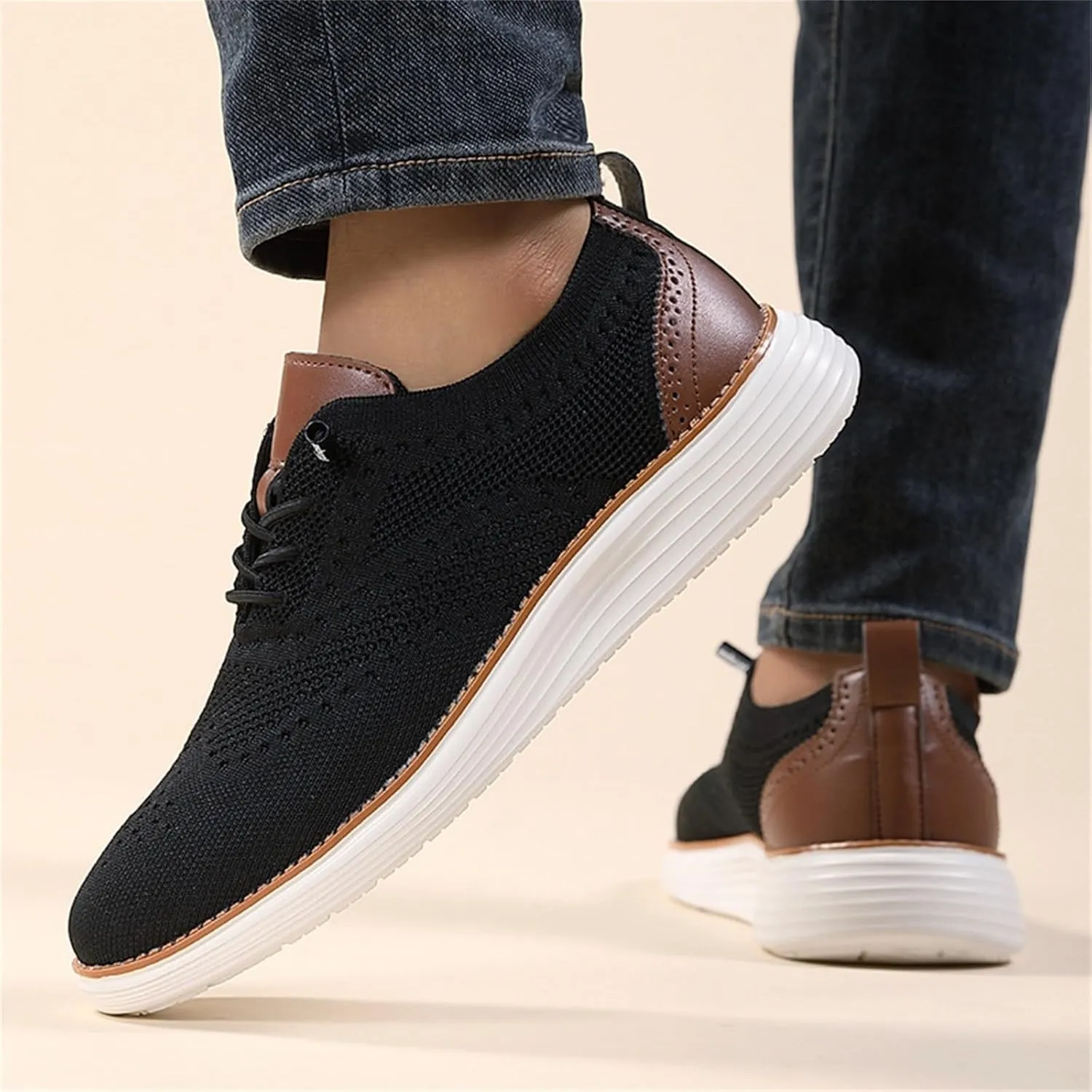 Casual Walking Shoes New Running Sports Casual Shoes Flying Weaving Mesh Men Trendy