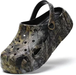 CERYTHRINA Gardener Platform Clogs Slippers Hight Heels Mules Clog Slip on Wedge Sandals