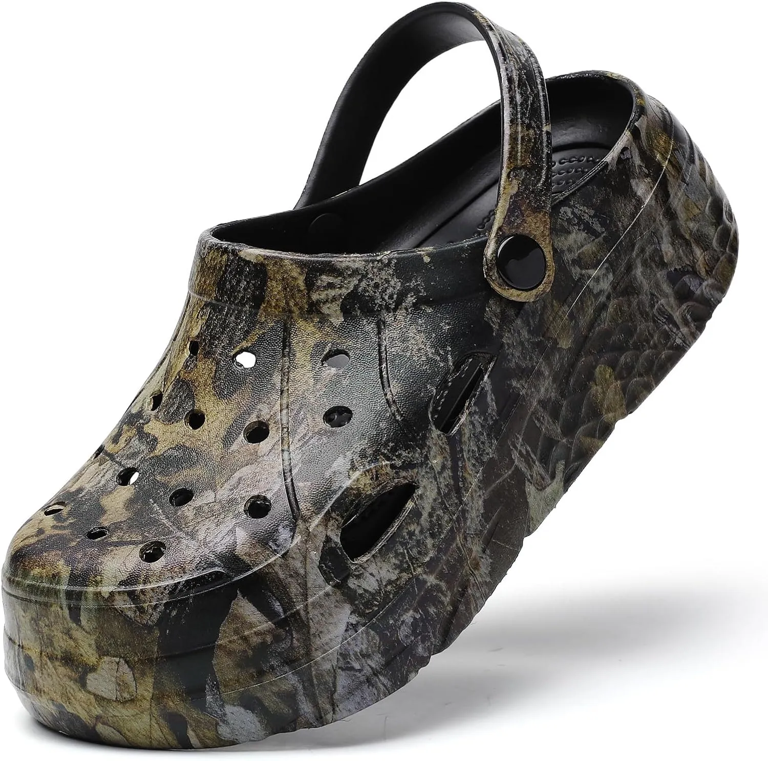 CERYTHRINA Gardener Platform Clogs Slippers Hight Heels Mules Clog Slip on Wedge Sandals