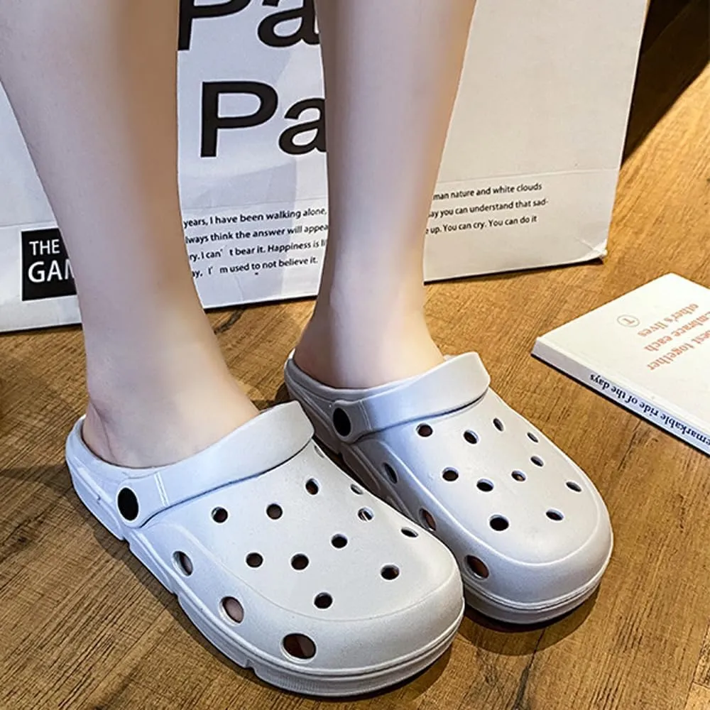 Classic Garden Clogs for Women and Men, Slip On Mules Sandals Lightweight Slippers Outside Home Casual Wear Non-Slip Slip Resistant Slides Work Shoes