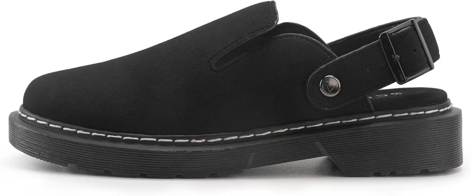 Clogs for Women, Adjustable Slingback Mules Closed Toe Slipper Womens Slip on Shoes Size 6-11